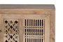 GINER Y COLOMER Mueble de TV de madera de mango y patas de metal color natural